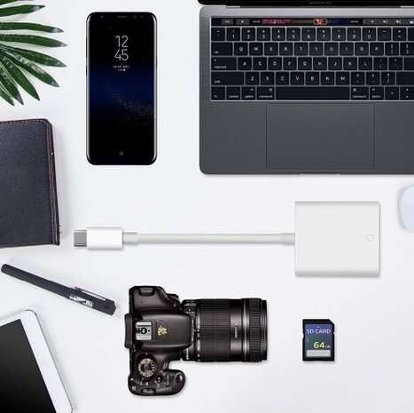 SD kaartlezer USB-C voor iPad pro (2018), MacBook en Samsung Galaxy e.d.