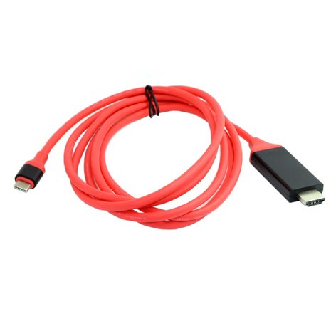 USB C naar HDMI kabel 2 meter  voor MacBook, Windows, Samsung Galaxy e.d.