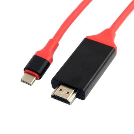 USB C naar HDMI kabel 2 meter  voor MacBook, Windows, Samsung Galaxy e.d.