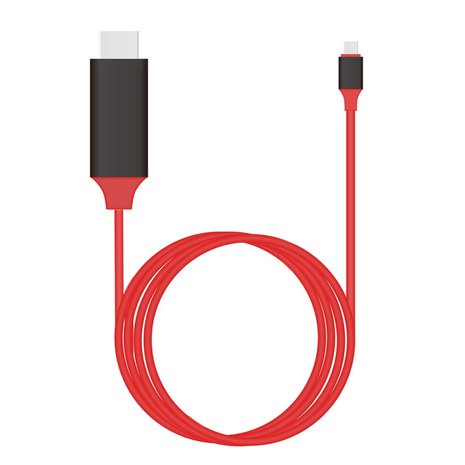 USB C naar HDMI kabel 2 meter  voor MacBook, Windows, Samsung Galaxy e.d.
