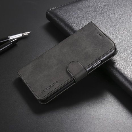 LC.IMEEKE Wallet / portemonne hoesje voor iPhone Xs / X&nbsp;- zwart