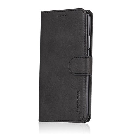 LC.IMEEKE Wallet / portemonne hoesje voor iPhone Xs / X&nbsp;- zwart