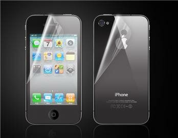 Screenprotector voor + achterkant iPhone 4 en 4S (mat) OP=OP