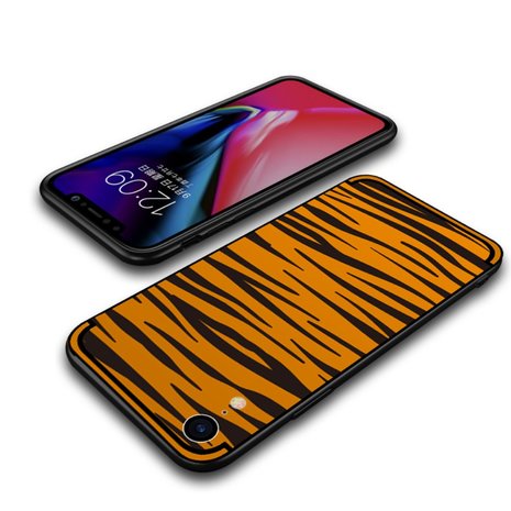 NXE iPhone Xr TPU hoesje tijger patroon