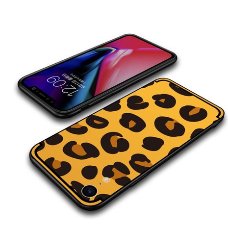 NXE iPhone Xr TPU hoesje luipaard patroon