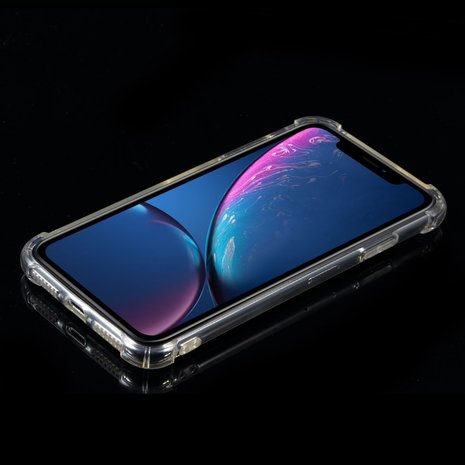 iPhone Xs Max bumper case TPU + acryl - transparant