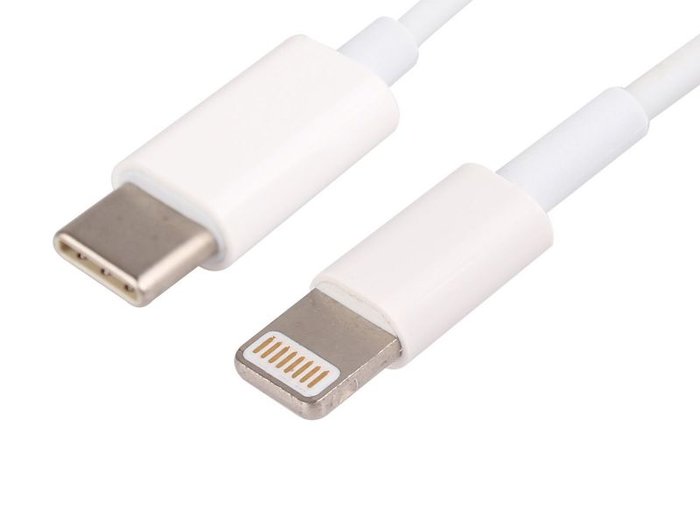 USB C Lightning compatible kabel 50cm voor iPad en Macbook wit eforyou.nl