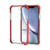 iPhone 11 / iPhone XR bumper case TPU + acryl - transparant rood