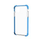 iPhone 11 / iPhone XR bumper case TPU + acryl - transparant blauw_