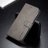 LC.IMEEKE Wallet / portemonne hoesje voor iPhone 11 / iPhone Xr - grijs