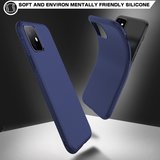 Jazz Series Texture TPU back cover hoesje voor iPhone 11 6.1-inch - blauw