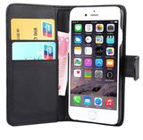 iPhone 7 / 8 plus wallet case hoesje - zwart