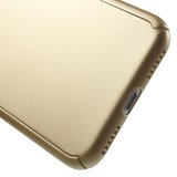 iPhone 7 / 8 hoesje armor case 360 met tempered glass - goud