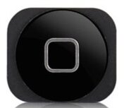 iPhone 5 / 5c home button met gasket - zwart
