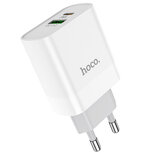 Hoco C80A PD / QC oplader / netlader met USB-C en USB-A 20W Hoco C80A PD / QC oplader / netlader met USB-C en USB-A 20W