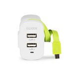 Sweex oplader / netlader met 2 USB poorten en Micro USB kabel 3.4A Sweex oplader / netlader met 2 USB poorten en Micro USB kabel 3.4A