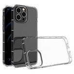 iPhone 15 Pro Bumper Case TPU + Acryl - Transparant iPhone 15 Pro Bumper Case TPU + Acryl - Transparant