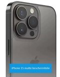 Matte Achterkant Beschermfolie voor iPhone 15 Matte Achterkant Beschermfolie voor iPhone 15