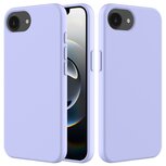  iPhone 16e Schokbestendige Silicone Hoes voor met beschermende Binnenzijde Paars / Lila 