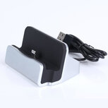 Dock voor iPhone - zwart / zilver Dock voor iPhone - zwart / zilver