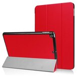 Tri-fold smart case hoes voor iPad 9.7 (2017 / 2018) - rood Tri-fold smart case hoes voor iPad 9.7 (2017 / 2018) - rood