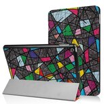 Tri-fold smart case hoes voor iPad 9.7 (2017 / 2018) - art design Tri-fold smart case hoes voor iPad 9.7 (2017 / 2018) - art design